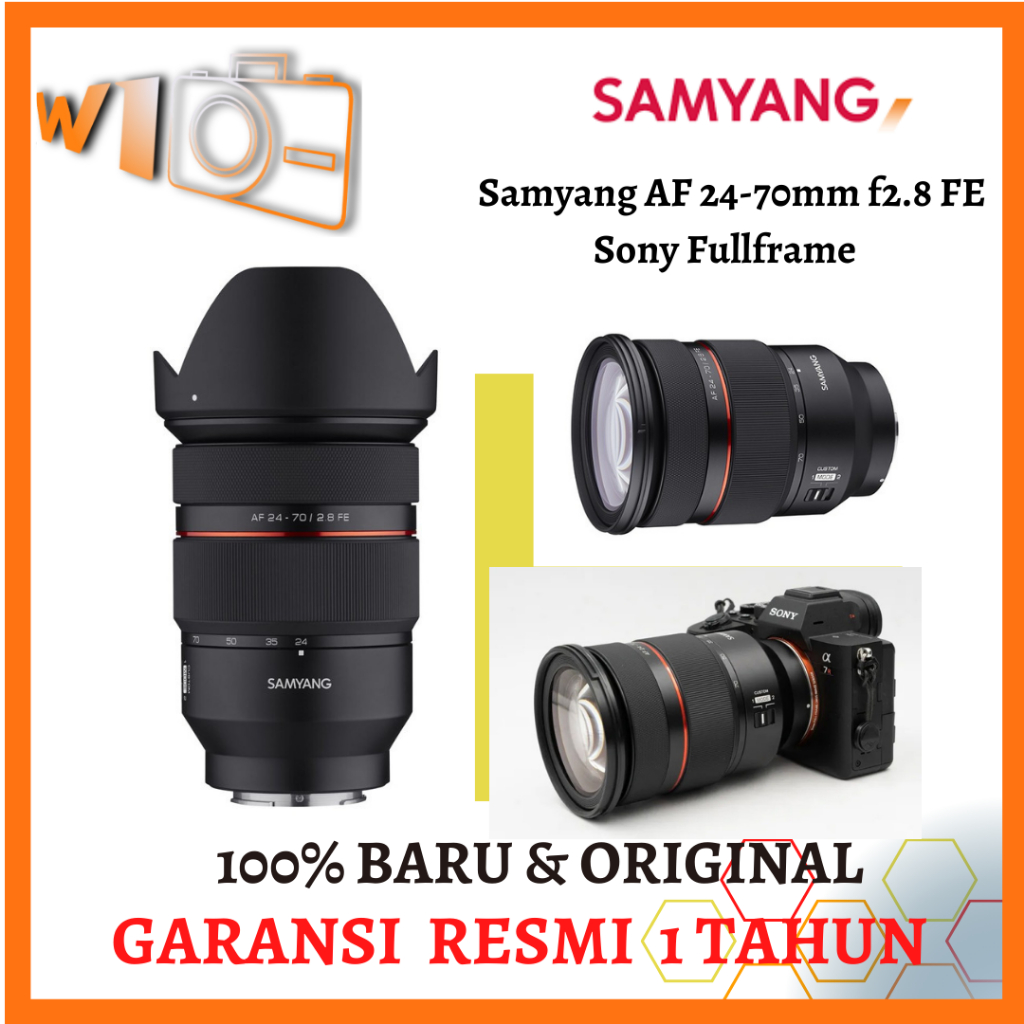 Samyang AF 24-70mm f2.8 FE Sony Fullframe Samyang 24-70 mm f/2.8 RESMI