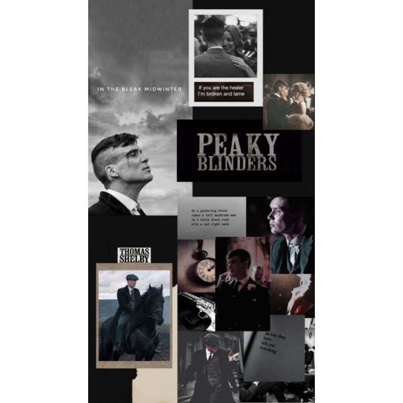 Cetak Poster / wallpaper Thomas Shelby Series The PEAKY BLINDERS ukuran A4 glossy
