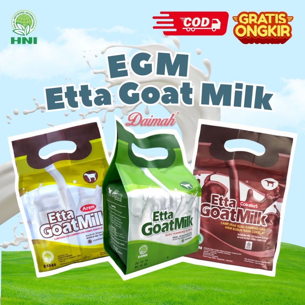 

SUSU KAMBING PREMIUM MEMBANTU MENJAGA KESEHATAN TULANG KESEHATAN JANTUNG ETTA GOAT MILK HNI