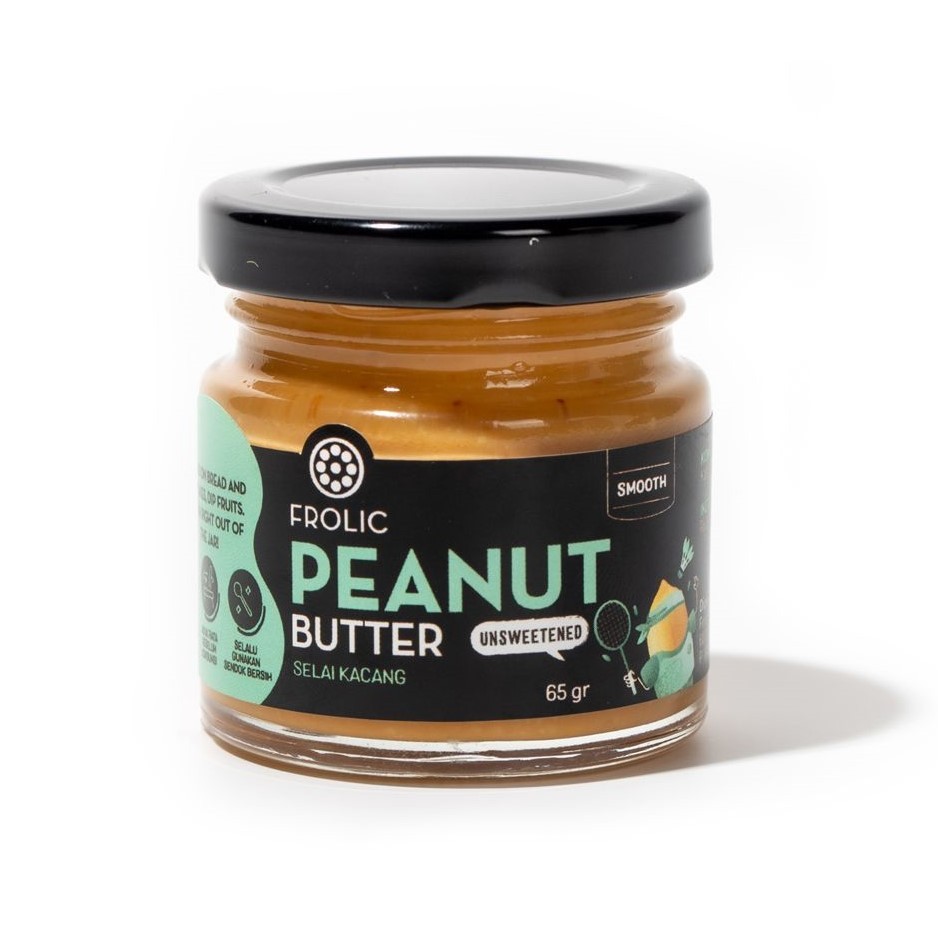 

Korzaln Frolic Peanut Butter Unsweetened Smooth - Selai Kacang Murni Halus Tanpa Madu