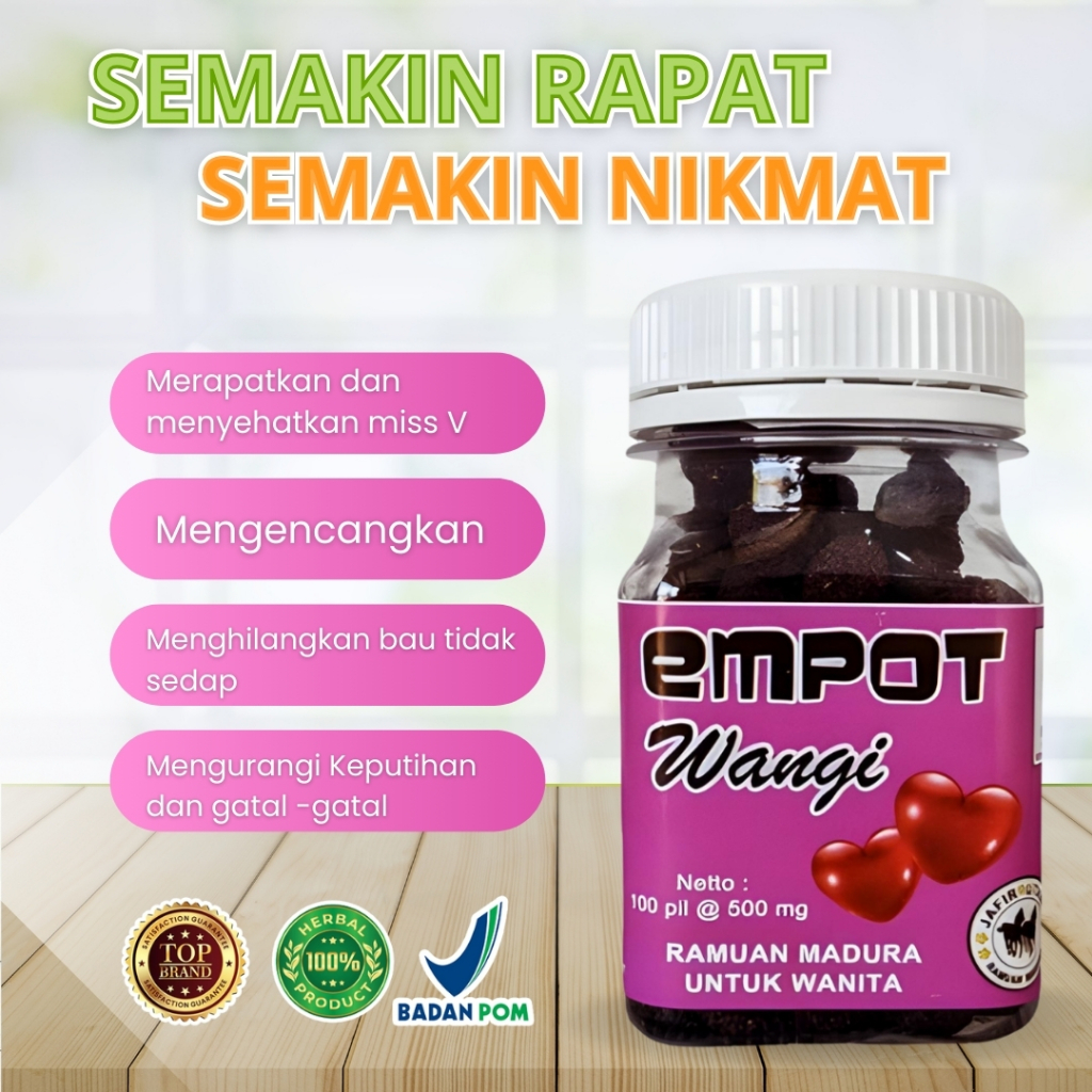 EMPOT WANGI- Jamu Ramuan Madura Untuk Kewanitaan Sari Rapet Perapat Miss V