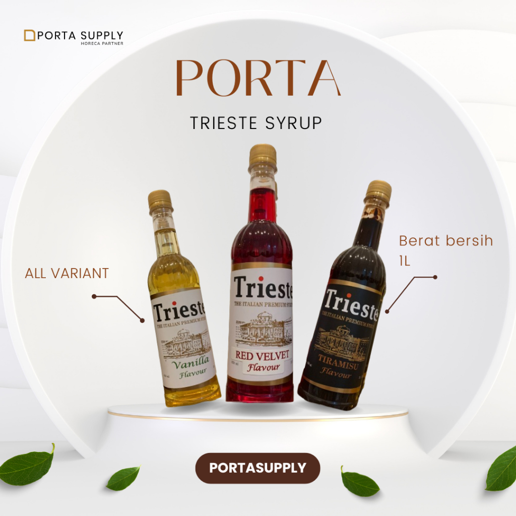 

Trieste syrup all variant 650ml