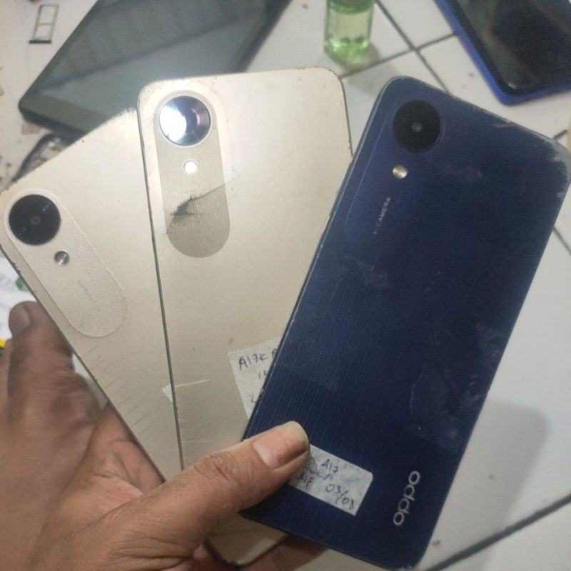 Oppo a17 vs a17k  minus lcd, baca deskripsi