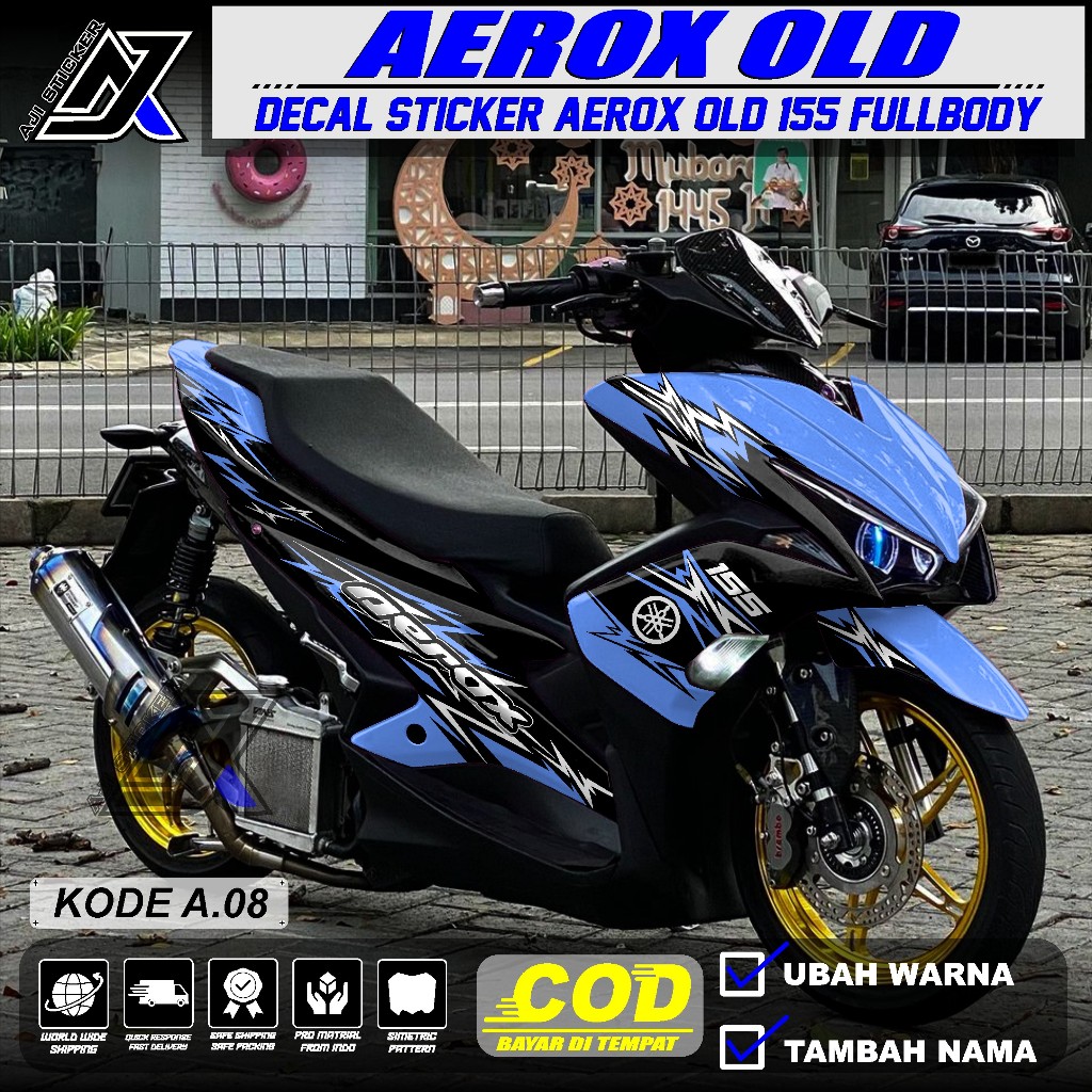Decal AEROX 155 Full Body - Sticker Decal Aerox 155 Old Full Body Decal Sticker Aerox 155 Full Body 