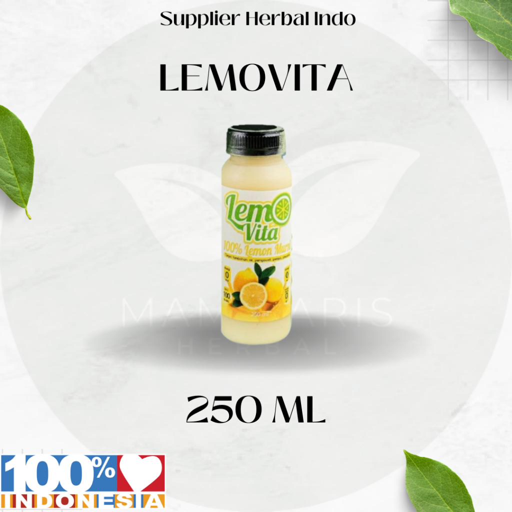 

Sari Lemon Lemovita 250 ml Jus Organik Botol