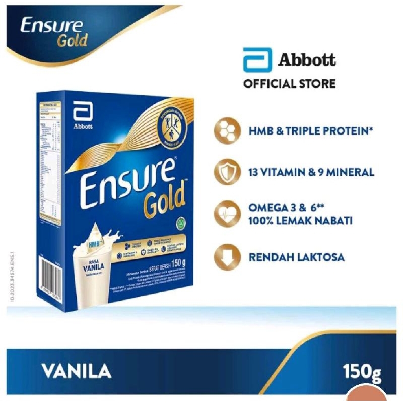 

Susu Ensure Gold 150Gr Vanila