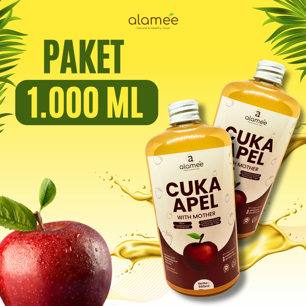 

Paket Cuka Apel Original With Mother Alamee Diet Detoks Apple Cider Vinegar Toner Wajah Alami