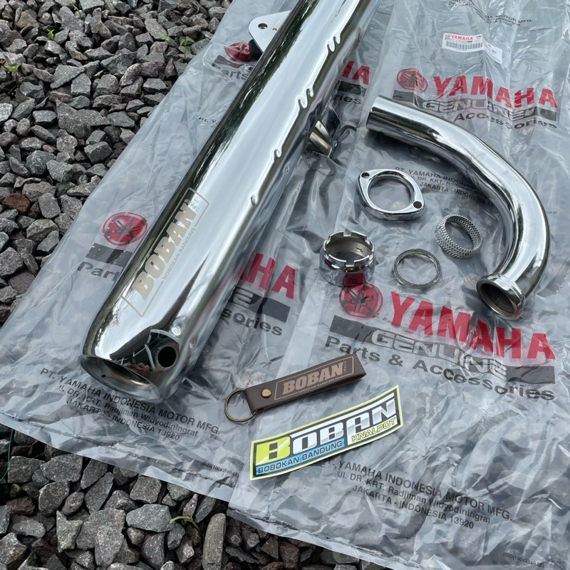 RB Boban Fullset Nuklir C33 C39 Knalpot Rx King Original Boban Knalpot