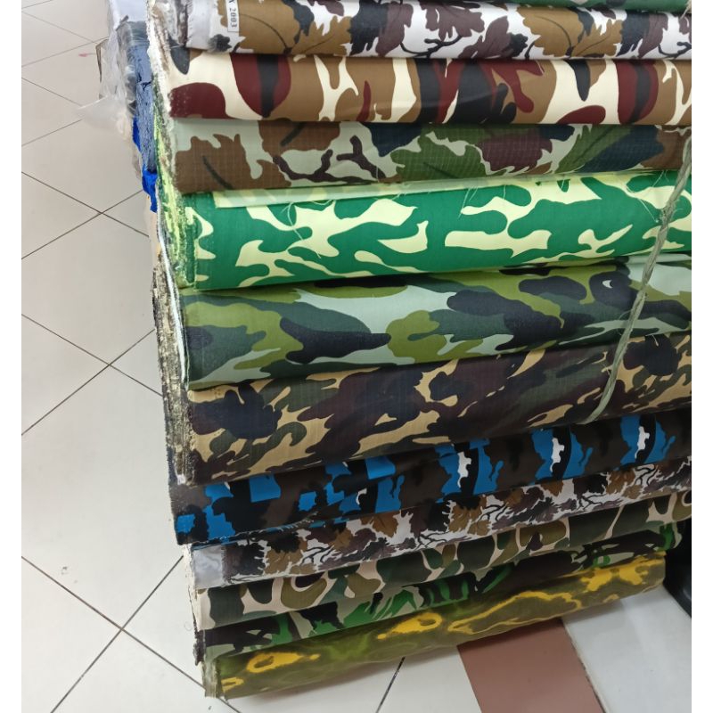 kain loreng/bahan loreng meteran/ harga persetengah meter