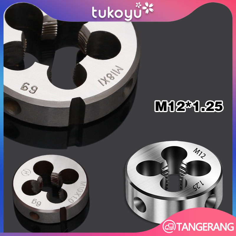 Mata Senai Hand Tap Ulir M12*1.25/Mata Senai Wipro/Pembuat Drat Luar Mata Tap