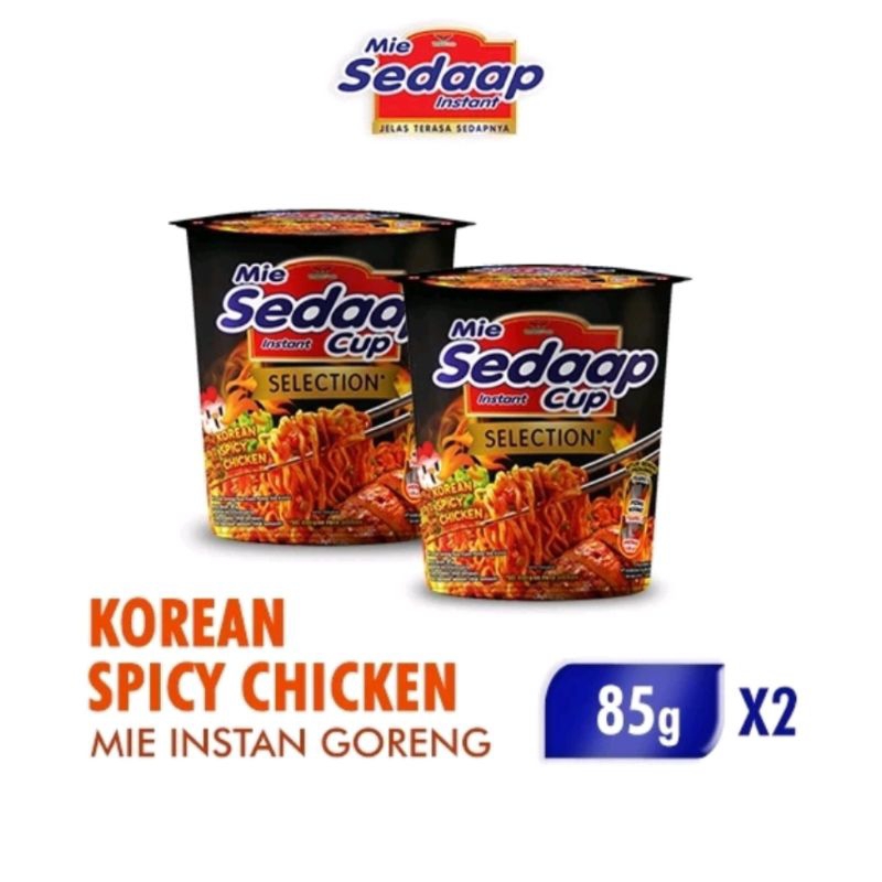 

Mie Sedaap Cup Spicy Cicken 85 Gram x2