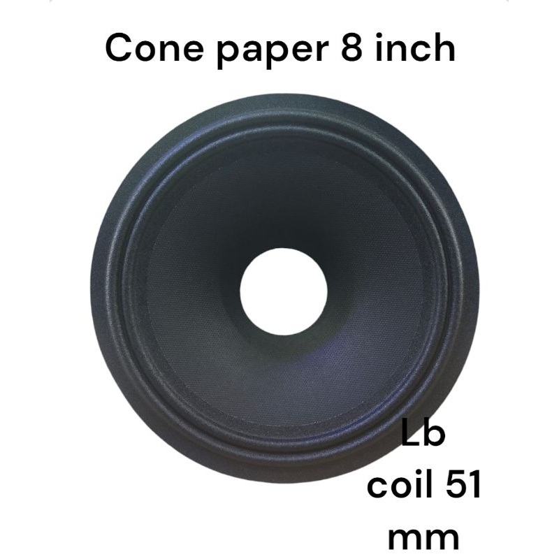 daun kertas fabulous fabolus fabolous 8 inch 51 mm cone paper speaker full range spul coil 2 inch