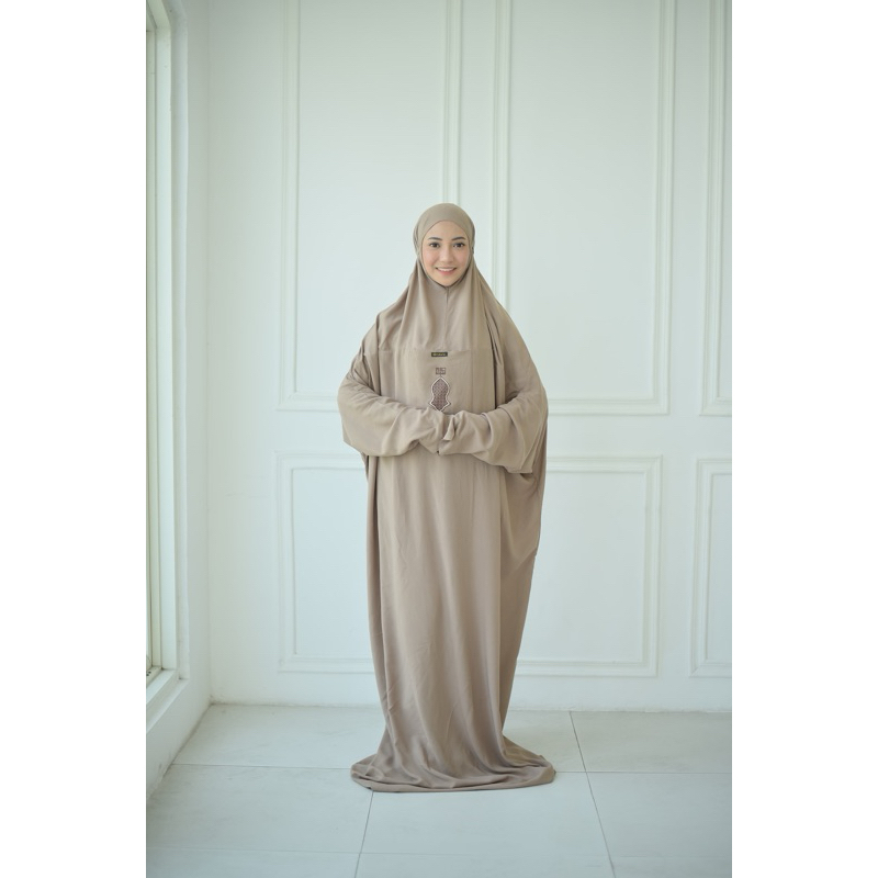 MUKENA DEWASA TARIM POLOS WARNA TEROMPAH BORDIR|| Mukena Rayon