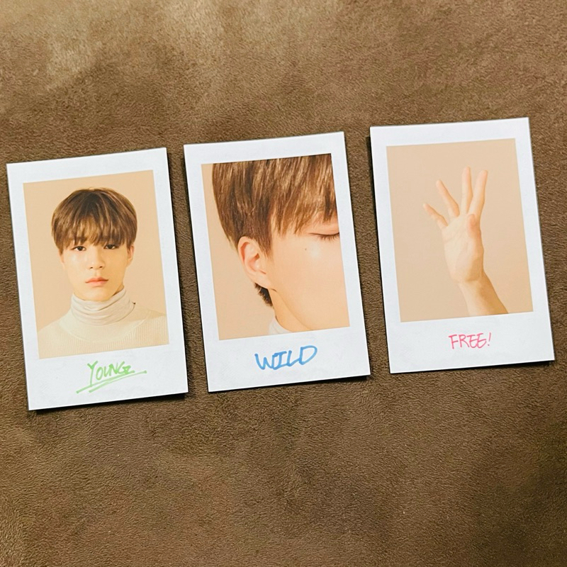 [SET] polaroid OFFICIAL jeno season greetings nct dream 2020 harga 1 set (dapat 3 polaroid)