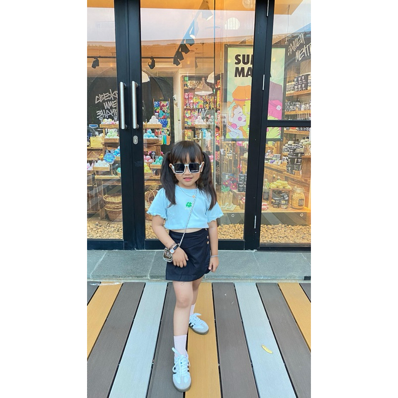 Clover rok celana anak perempuan hitam