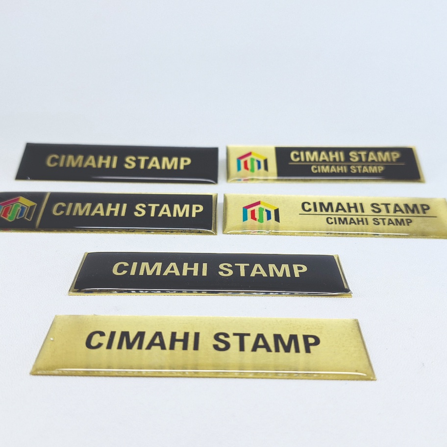 Nametag  PAPAN NAMA DADA KUNINGAN