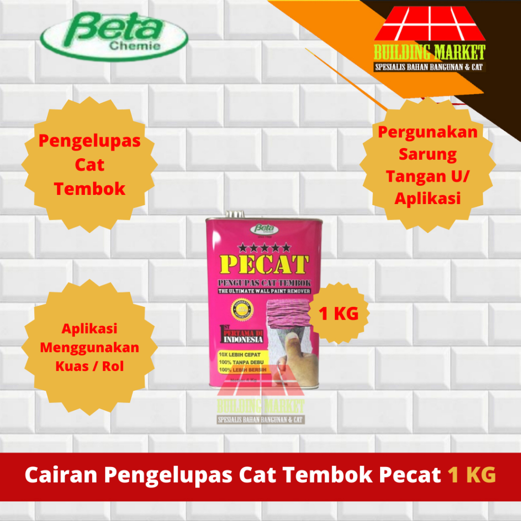 PERONTOK CAT TEMBOK PENGELUPAS CAT TEMBOK PAINT REMOVER PECAT 1 KG