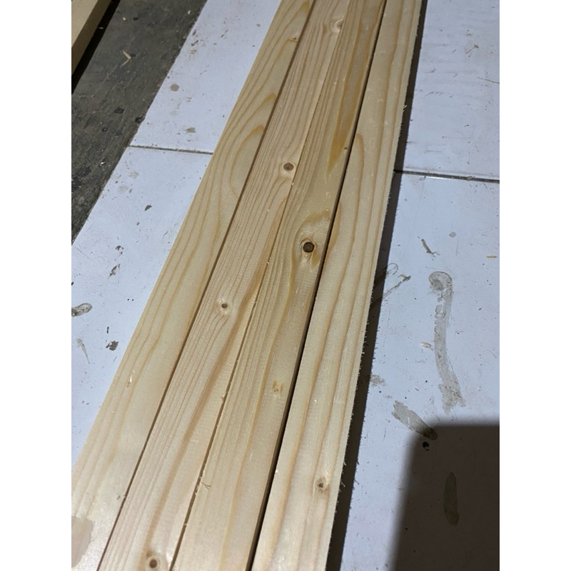Kayu Reng jati Belanda 100 X 4cm x 2cm