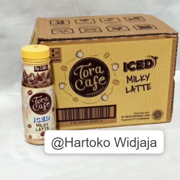 

TORA CAFE BOTOL ICE MILKY LATTE 180ML DUS ISI 12 BOTOL