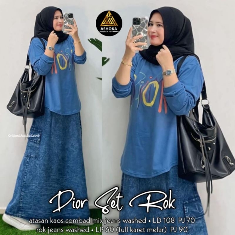 Dior set rok dan your set rok original ashoka