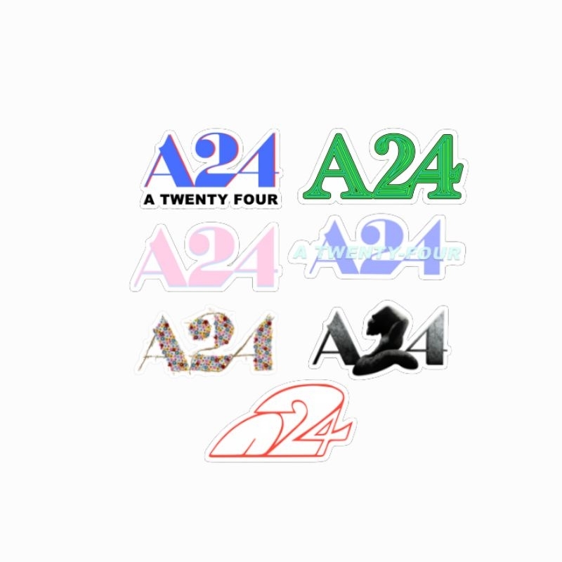 

sticker A24 film logo cinephile stiker movie