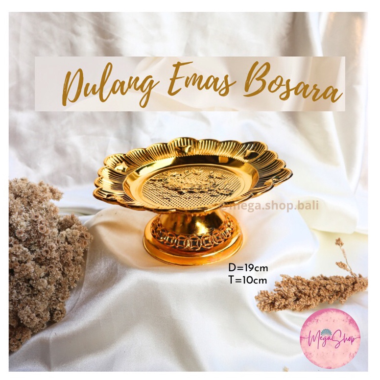 Termurah dulang bali warna emaspiring buah bosaradulang pesucian dll diameter 195cm tinggi 1cm