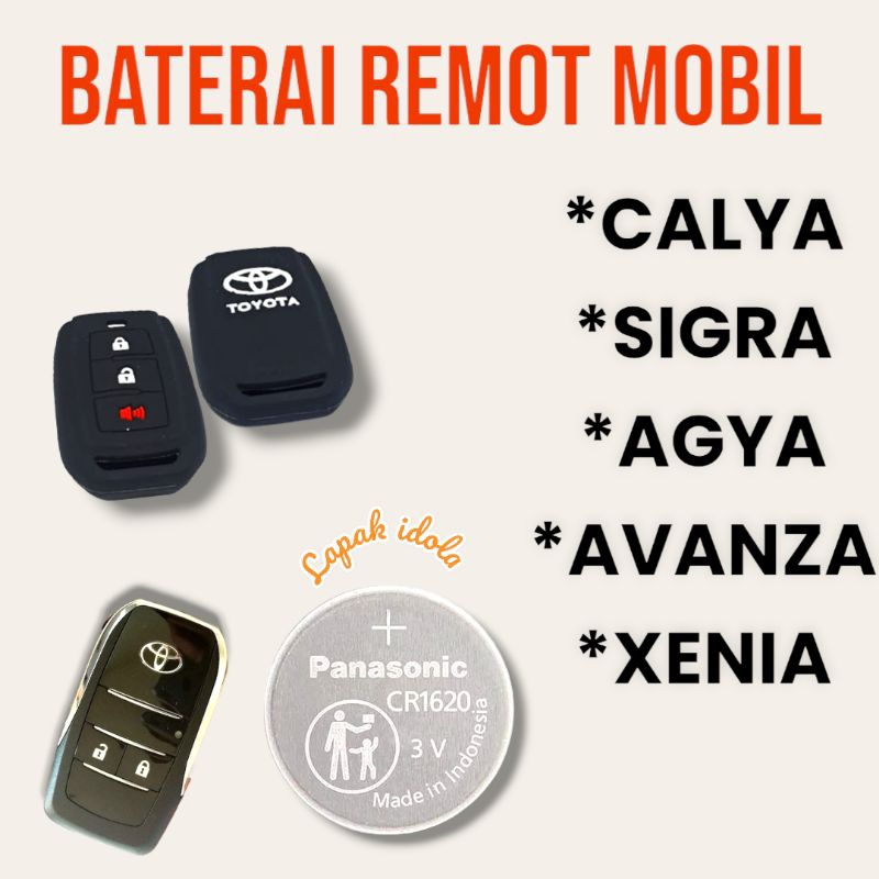 Baterai Remot Mobil / Baterai alarm mobil / smart keyless / Baterai remot grand Avanza Xenia CALYA S