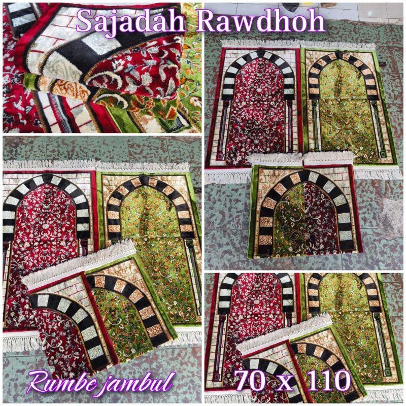 sajadah raudah madinah original