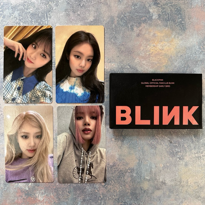 [READY] BLACKPINK OFFICIAL BLINK MEMBERSHIP GLOBAL WEVERSE PHOTOCARD PC PCS JISOO JENNIE ROSE LISA R