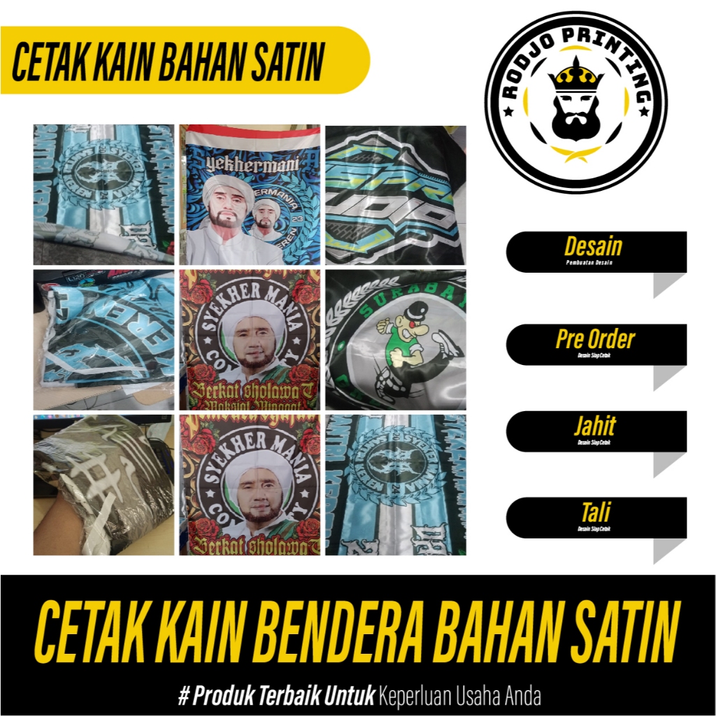 cetak kain MURAH BAHAN SATIN