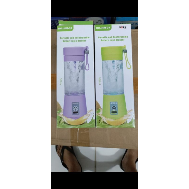 Blender Jus Portable Mini Juicer SQRS HM-03 Original