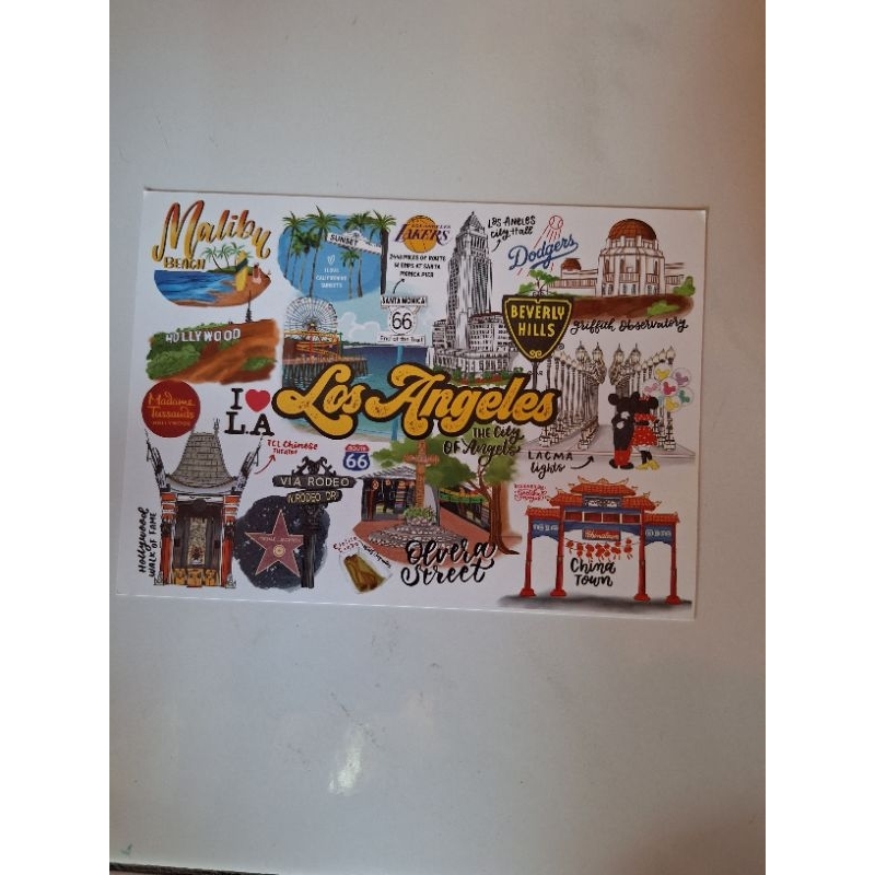 

kartu pos Los Angeles/usa postcard