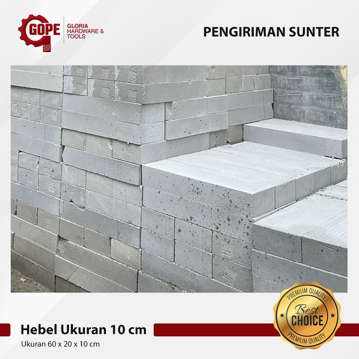 Hebel Bata Ringan SNI Ukuran 10 Cm