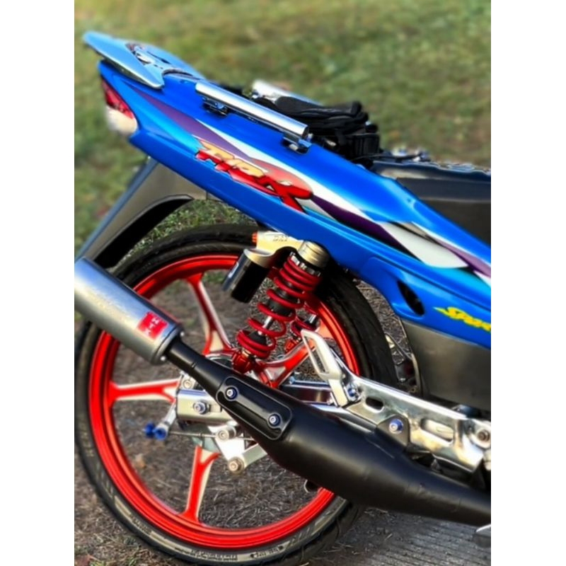 knalpot fizr/f1zr racing htxracingproduct sr one blayer leher sirip premium suara prepet