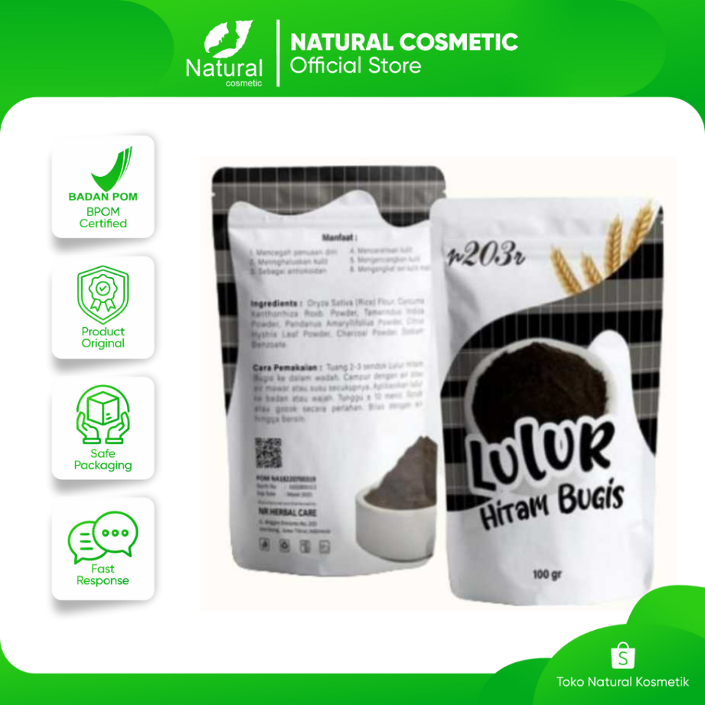 N203R Lulur Hitam Bugis 10 gr