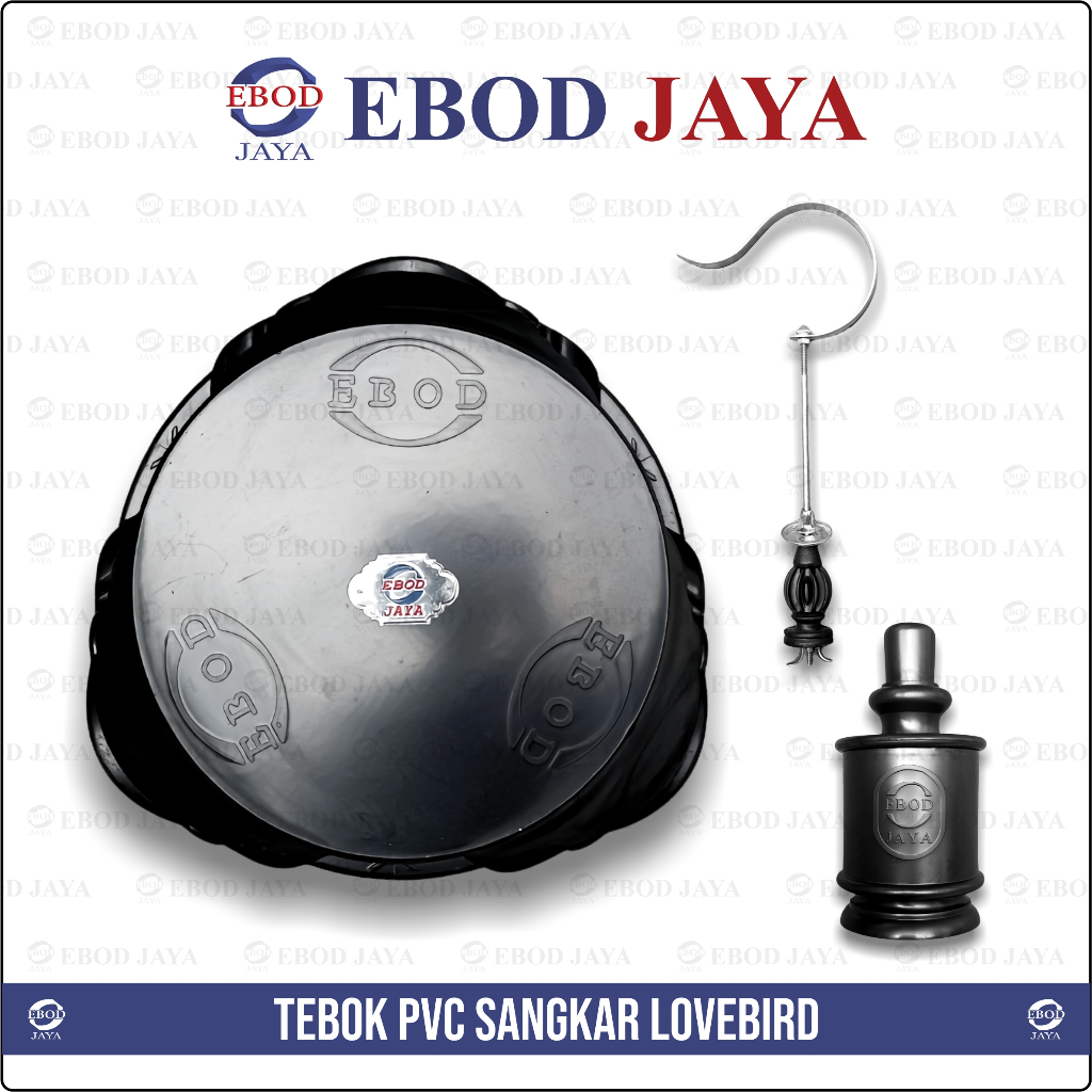 TEBOK LOVEBIRD MURMER EBOD JAYA + PION DAN GANTUNGAN