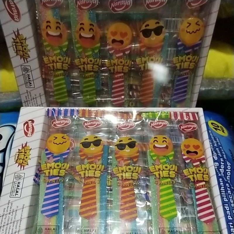 

Permen Pelangi Naraya | Emoji Ties (isi 30)