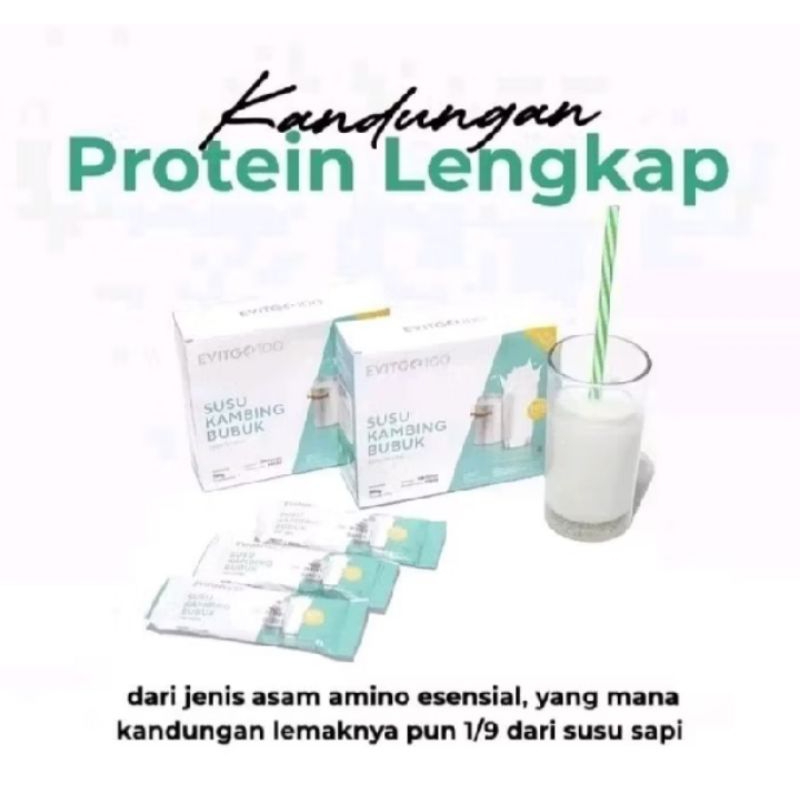 

susu kambing etawa evitgo (isi 10 sachet)