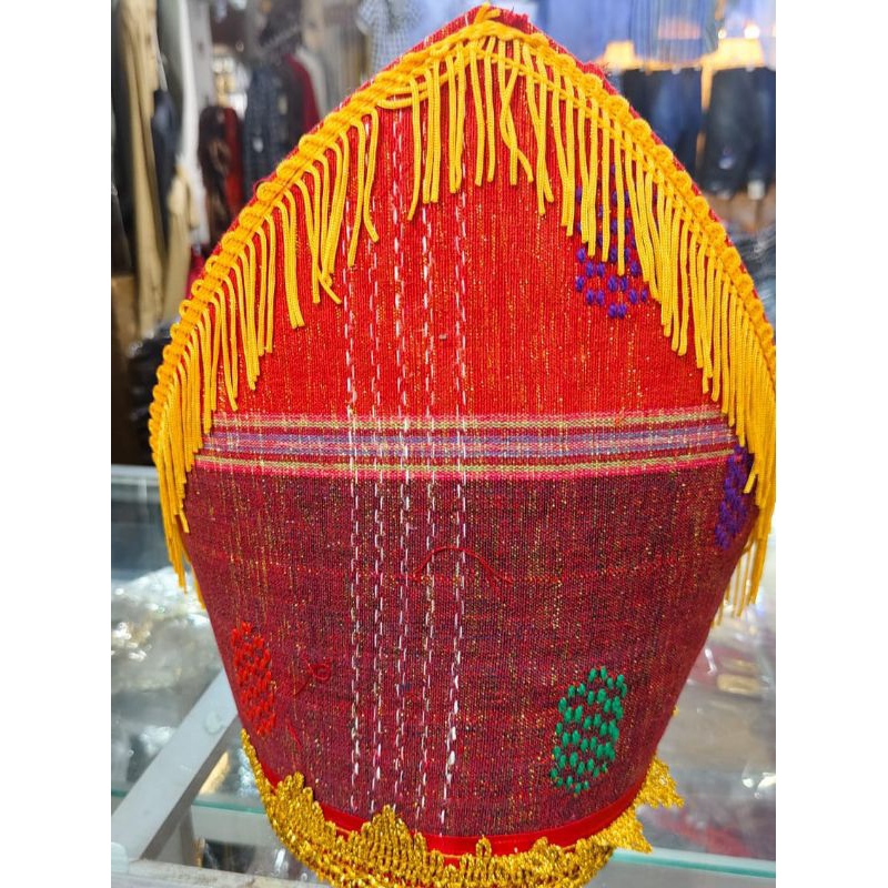 topi Batak segitiga jumbo topi Batak pengantin Toba