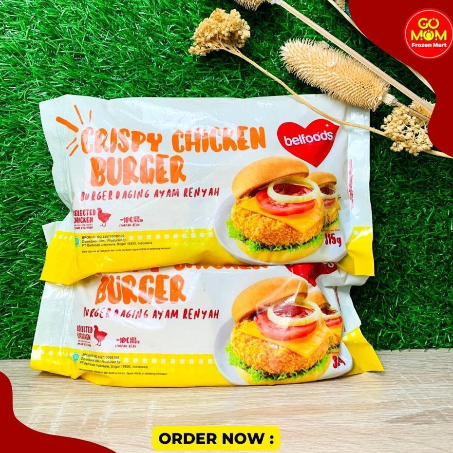 

BELFOODS CRISPY CHICKEN BURGER 315GR