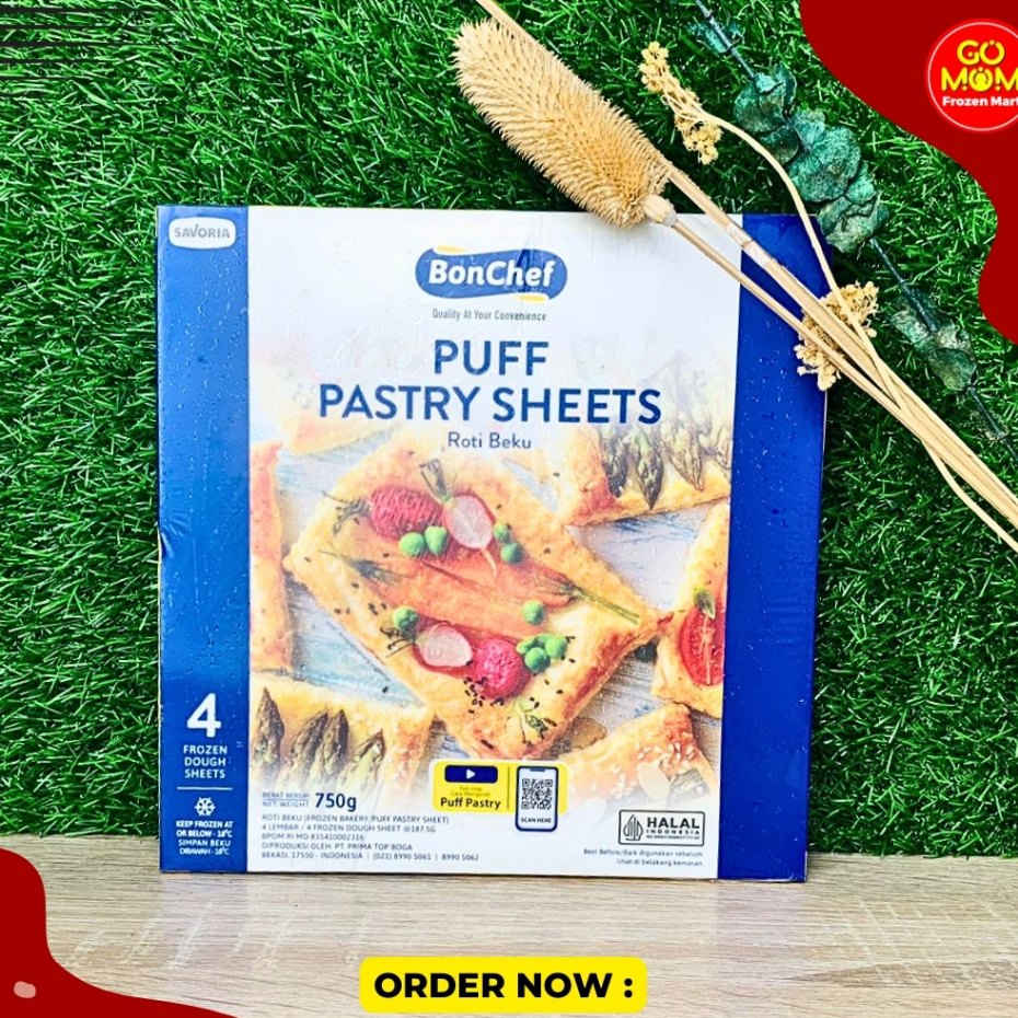 

BOCHEF PUFF PASTRY SHEETS 750GR