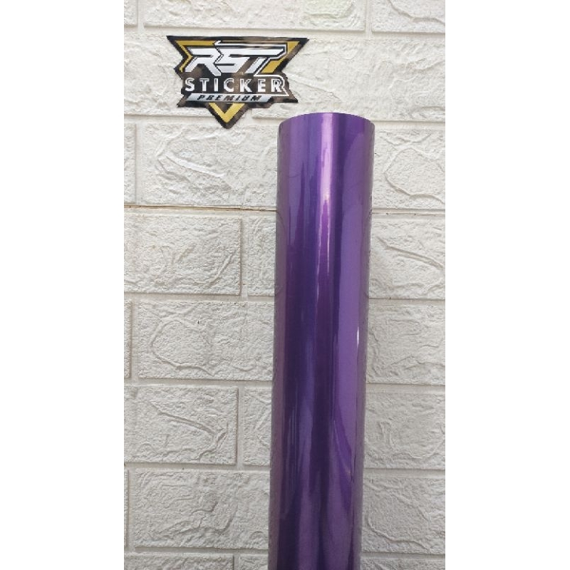 Skotlet warna magic on black sticker lembayung skotlet ungu lembayung hitam