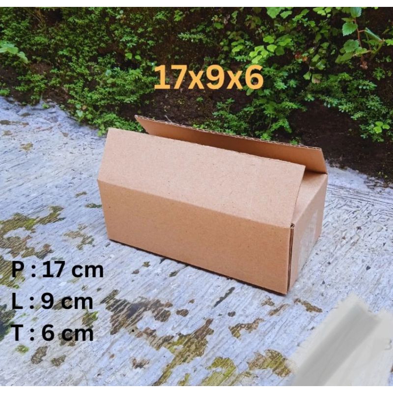 

Dus kardus packing murah Polos Mudah Di Lipat Kotak Ukuran 17x9x6 Cm