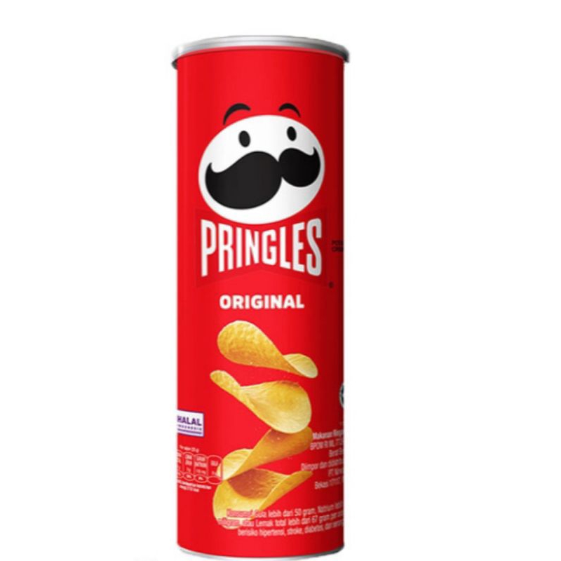 

Pringles Potato Crisps Original 102g merah