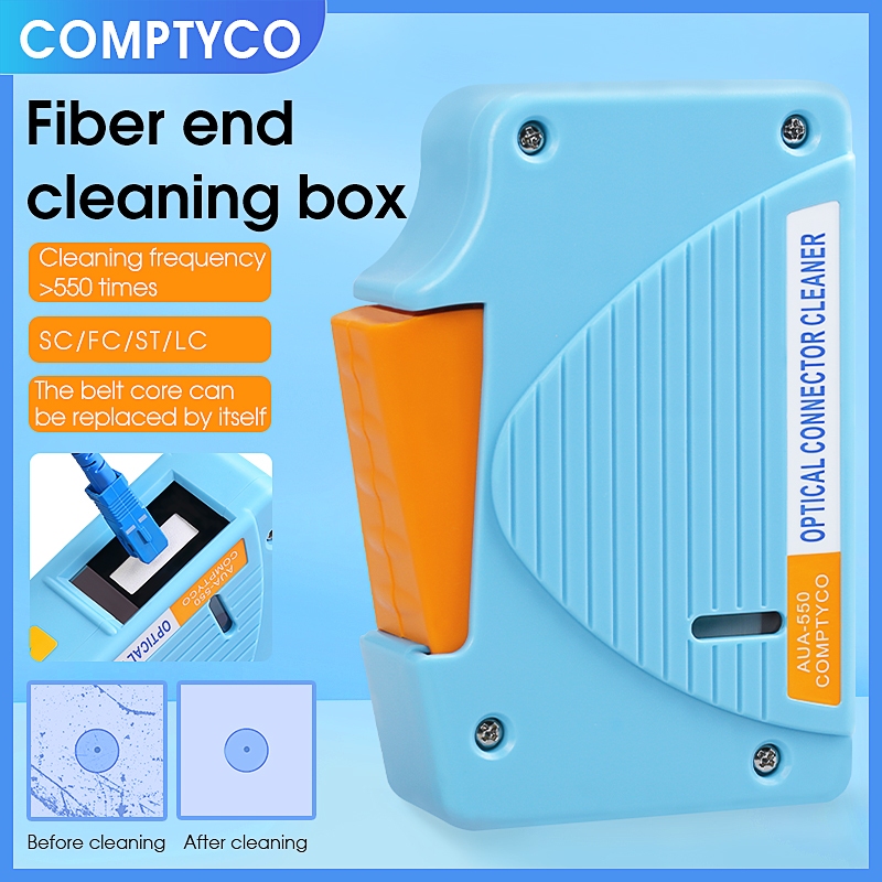 COMPTYCO NEOCLEAN Pembersih Konektor Fiber Optic Connector Cleaner Cleaning Box AUA-550