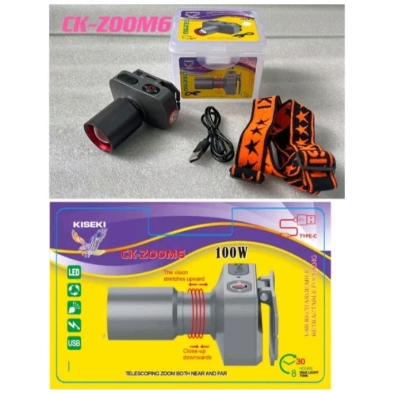 SENTER KEPALA ZOOM KISEKI 100 WATT CK-ZOOM6