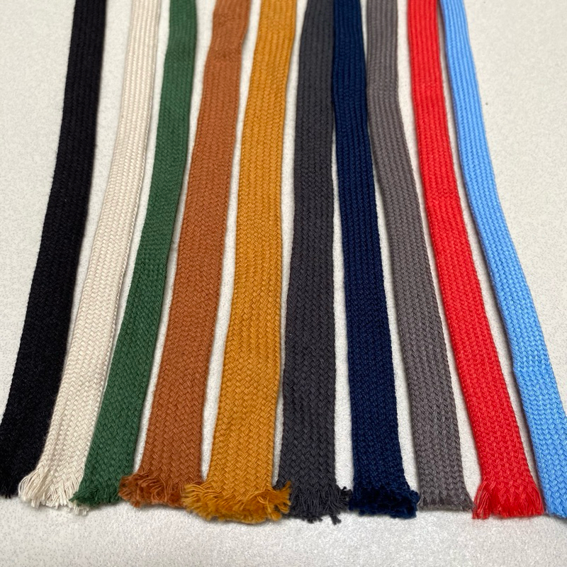 tali hoodie katun gepeng/pipih meteran