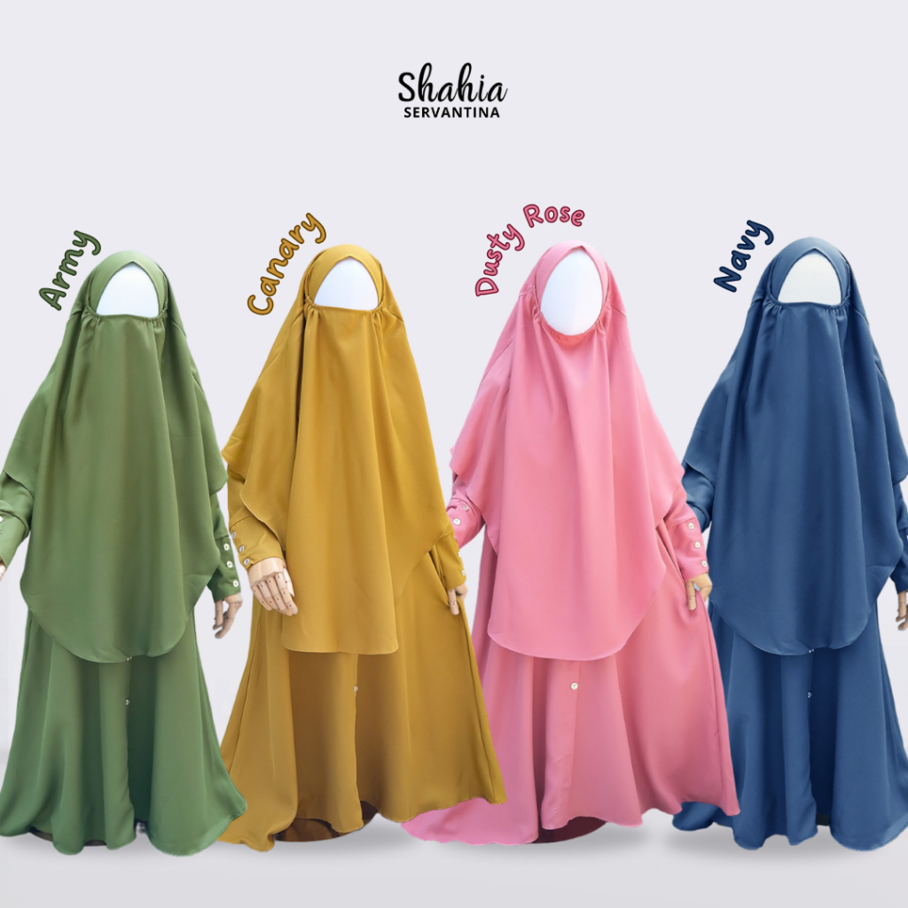 Shahia Servantina - Hera Abaya FK Instan Gamis Syari Anak Perempuan Sakila Etalase 2