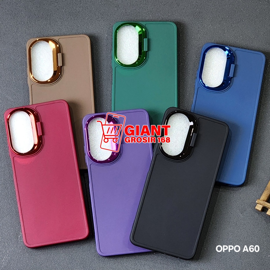 Case Oppo A60 Oppo A79 Tpu Stand Kamera softcase Macaron Warna