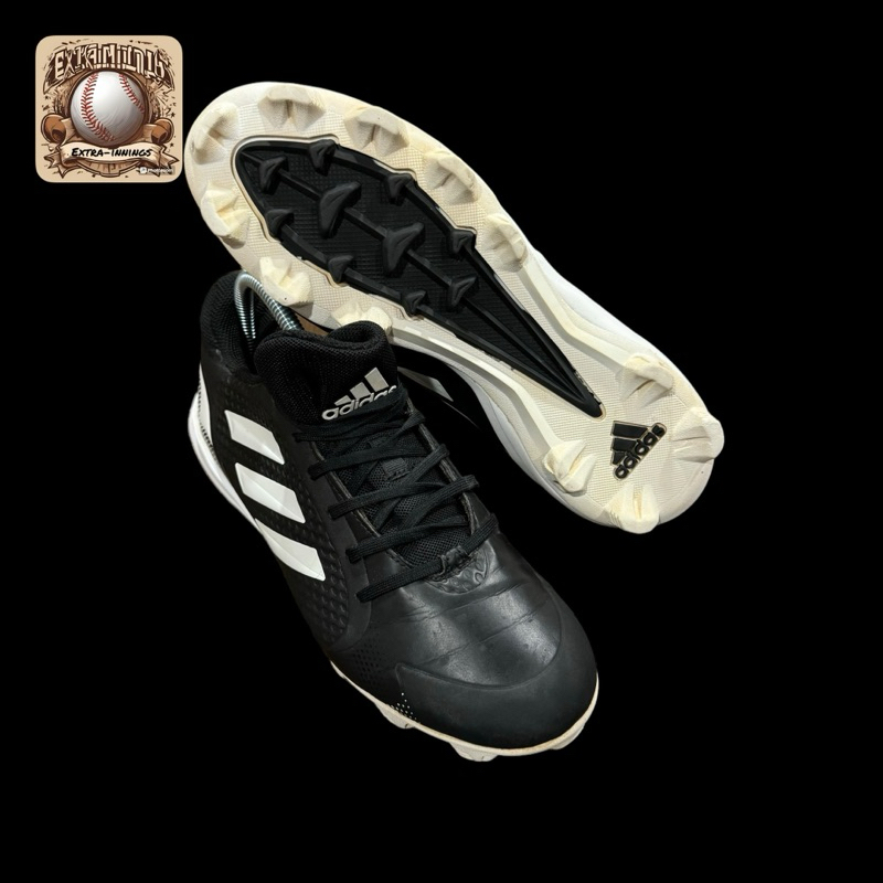 Pre-owned ADIDAS PureHustle 2, Cleats Baseball/Softball Shoes, size 40.5/25.5
